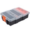 Plastic Tool Storage Box, Portable Waterproof Organizer Box with Adjustable