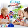Playo 10.5" Gumball Machine for Kids, Spiral Style Candy Dispenser