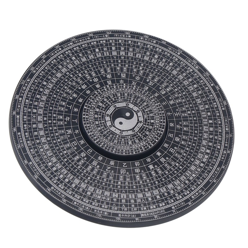 Metal Fingertip Rotation Toy Tai Ji Eight Trigram Compass Design