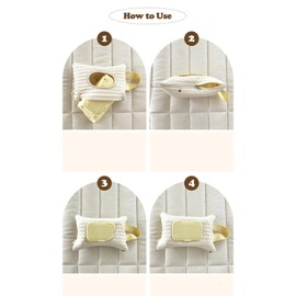 LIANXUE Cotton Wipes Dispenser Refillable Wipe Holder Travel Wet Wipe Container Baby Wipe Pouch for Car Stroller Indoor Outdoor Cotton