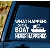 Funny Pontoon Boat Decal Sticker for Car Window | BG