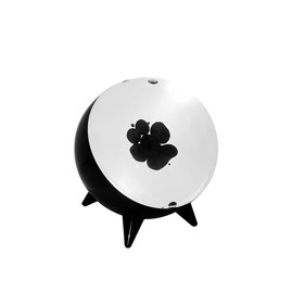 LONYIABBI Ferrofluid Sound-Responsive Lamp, Dancing Ferrofluid with Music Rhythm, Symbiont in a Bottle, Perfect for Gaming, Desktop, and Ambient Decor with Colorful Lights - Color: Black