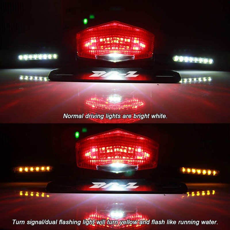 License Plate Holder Fender Eliminator Rear Tail Tidy LED Brake
