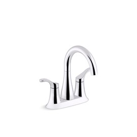 Kohler 27388-4N-CP SIMPLICE® Centerset bathroom sink faucet, 0.5 GPM, Polished Chrome