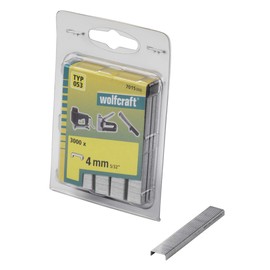 Wolfcraft 7015000 Wide Steel Braces Type 053 4 mm Pack of 3000, silver