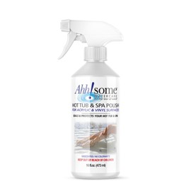 Ahh-Some Hot Tub & Spa Polish, Sealant & Protector for Acrylic & Vinyl Surfaces of Spas & Hot Tub, Prevents Hot Tub Surface Fading & Oxidation from Harsh Chemicals & Sun Rays