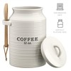 Barnyard Designs Coffee Canister for Kitchen Counter, Decorative Ceramic Coffee