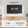 Pipishell Full Motion TV Wall Mount for Most 26-60 inch
