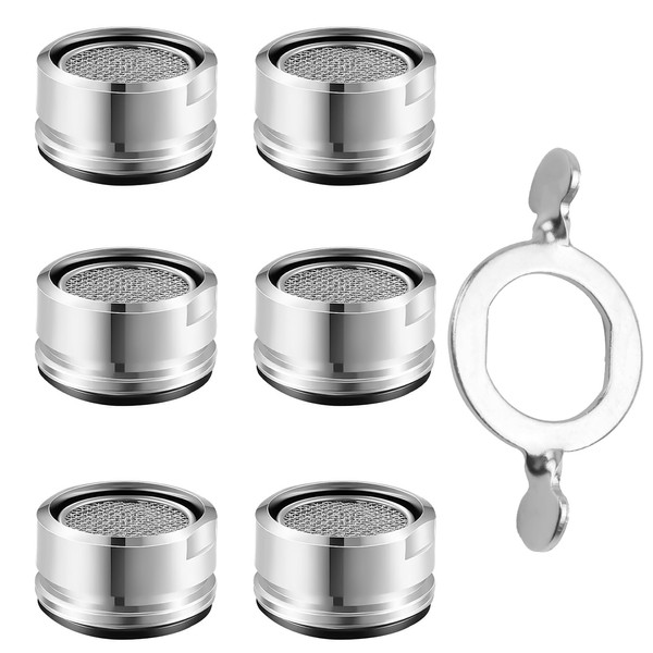 Aerator M24, Tap Attachment, Water Saver for Taps, 7-Layer Filtration,