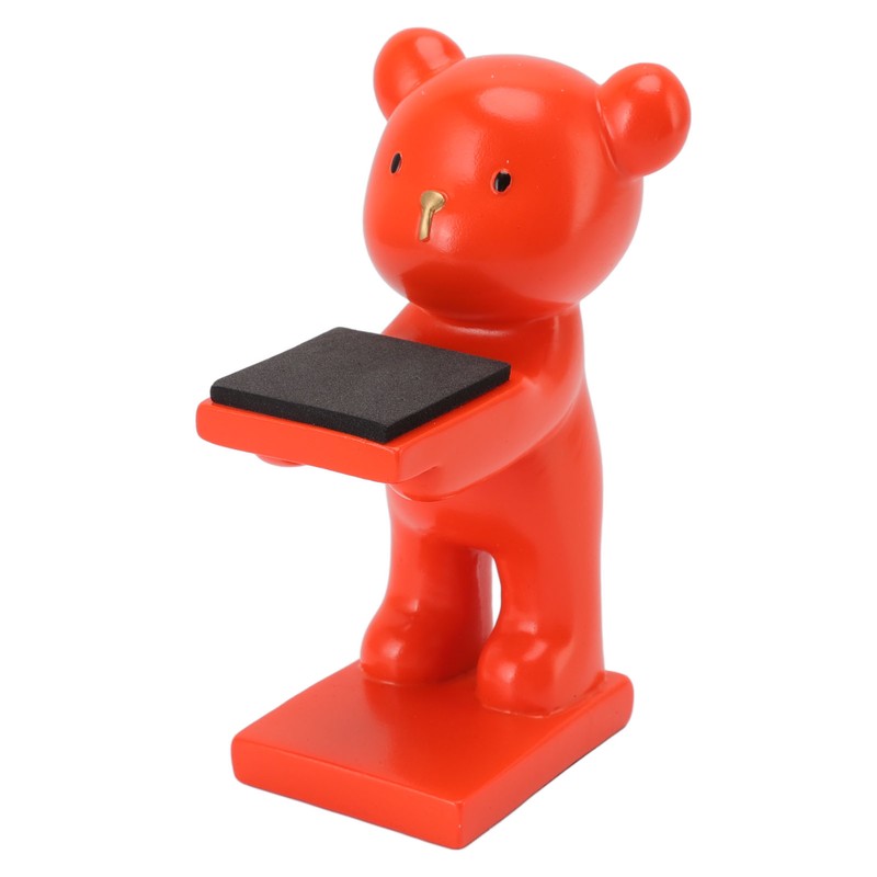 Bear Watch Stand Handcrafted Three Dimensional Modern Style Resin Watch
