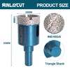 Diamond Tile Drill Bits - MINLAYCUT 1-1/8" 28mm 2PCS Diamond