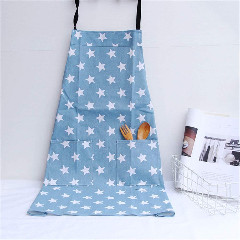 Kitchen Apron for Women, Adjustable Cooking Apron with Two Large