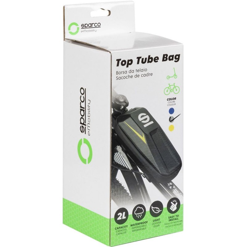 Sparco Borsa Grigia Da Telaio Per Bici In EVA Con