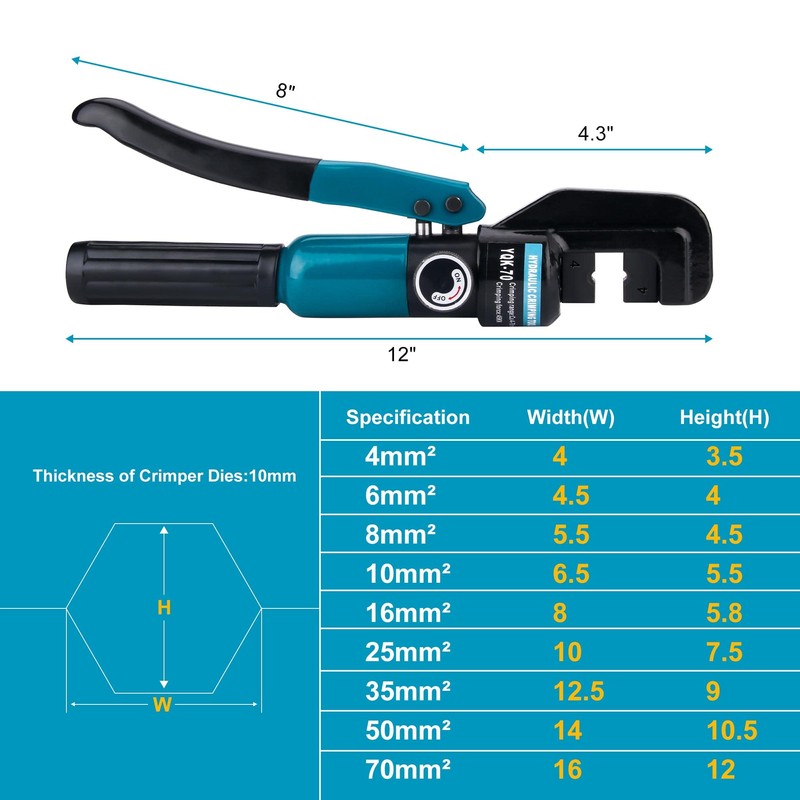 Steel DN Mate Upgrade Hydraulic Crimping Tool/Hydraulic Crimper with 9