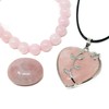 Rose Quartz Set - includes Rose Quartz Necklace - Rose