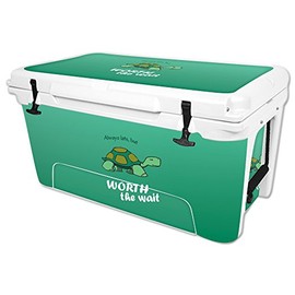 MightySkins Skin Compatible with RTIC 65 qt Cooler (2016) – Late Turtle | Protective, Durable, and Unique Vinyl Decal wrap Cover | Easy to Apply, Remove, and Change Styles | Made in The USA