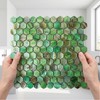 MOP Green Hexagon Mother of Pearl Backsplash Tile 1 Sheets