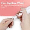 POLAMD Manicure Replacement Sapphire Wheel Nail Cutter Attachments Bits for