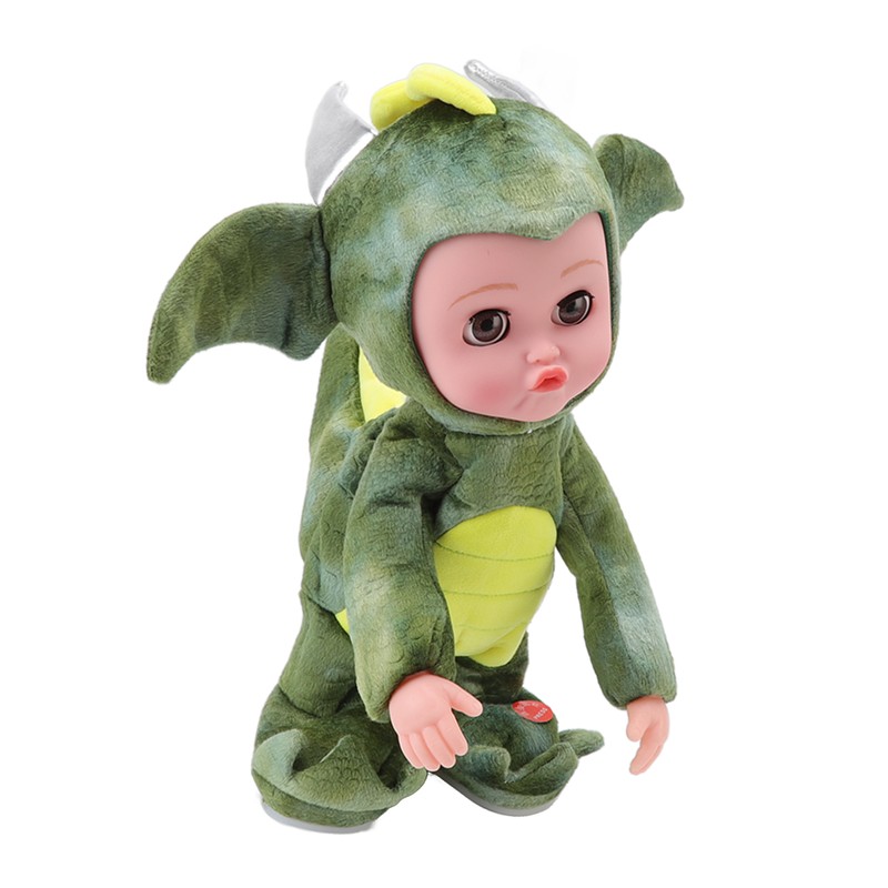 Dinosaur Baby Doll Mobile Singing Tail Wagging Soft Plastic Simulation