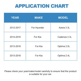 ECCPP A/C Compressor Clutch 2012-2017 Fit for Hyundai Azera 3.3L 2014-2016 Fit for Kia Cadenza 3.3L Fast Cooling AC Clutch