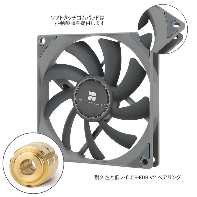 Thermalright TL-9015 92mm Case Heat Dissipating Fan, 4PIN PWM Control,