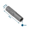 ECSiNG 2pcs Manual/Electric Screwdriver Bit Adapter Screwdriver Hexagonal Handle Adapter