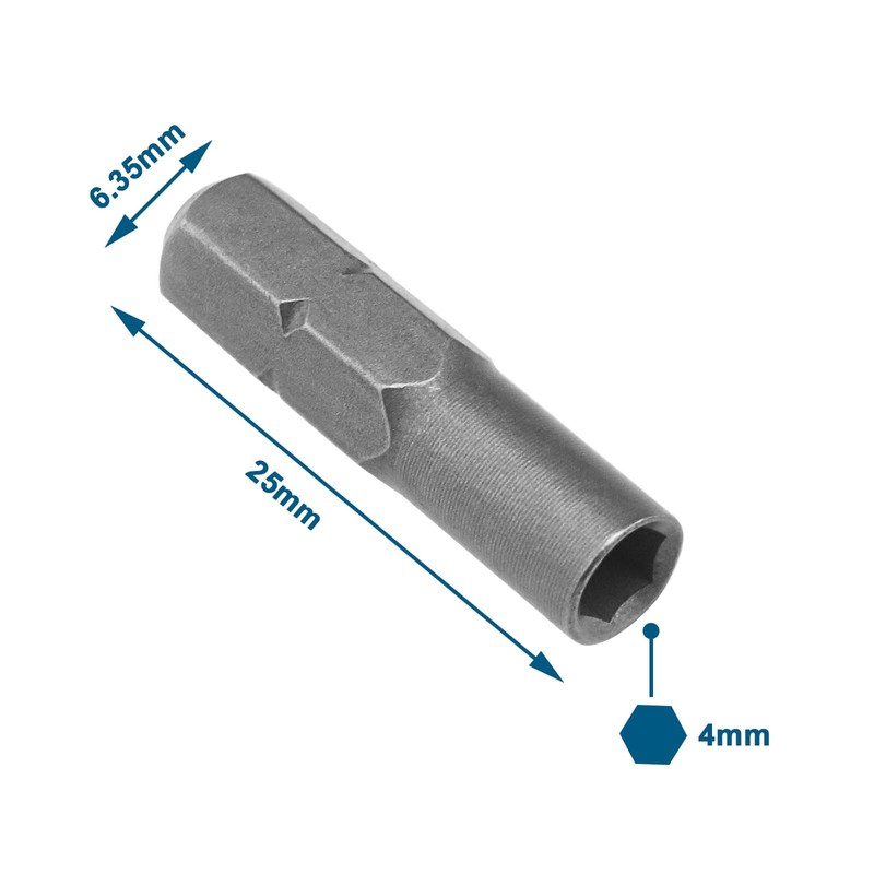 ECSiNG 2pcs Manual/Electric Screwdriver Bit Adapter Screwdriver Hexagonal Handle Adapter