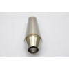 1320 Performance 2.5" inlet 2.5" out megaphone Stainless Reverse Cone
