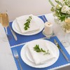 120 Pcs Blue Paper Place Mats Bulk 10 x 14