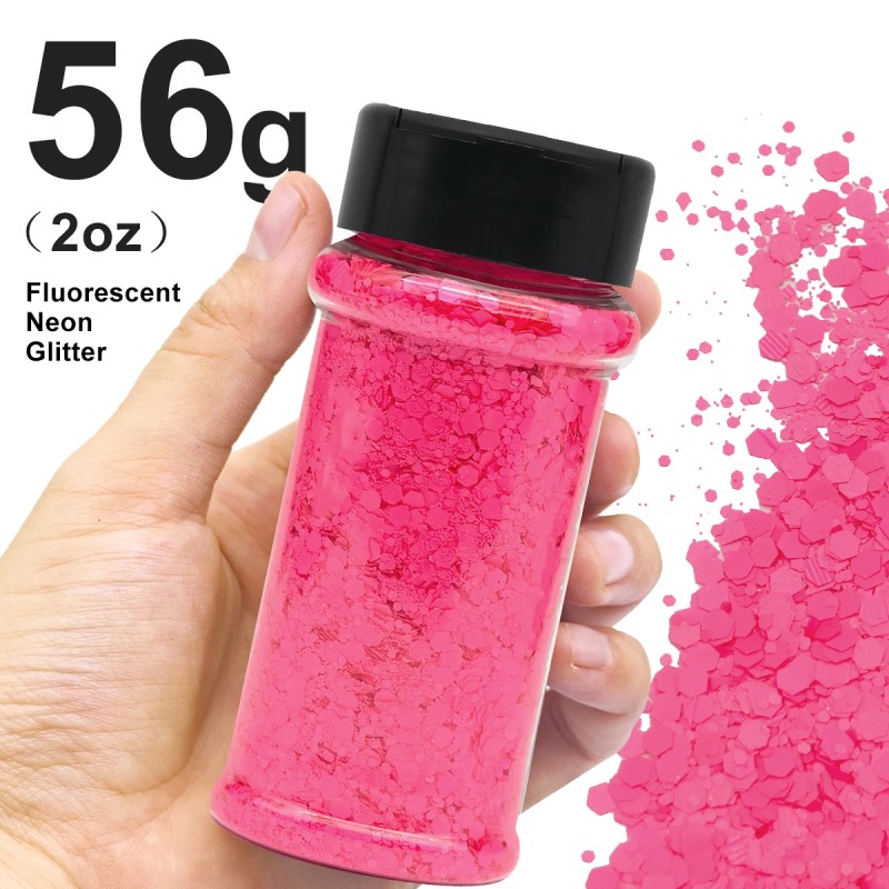 Body Glitter Chunky MIxed Holographic Neon Colors for Cosmetics Party