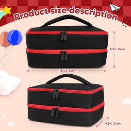 Carrying Case Compatible with 18 Monster Jam Trucks, Portable 1:64 Scale Monster Truck Bag Holding 18 Toy Cars, Bag Only (Black)