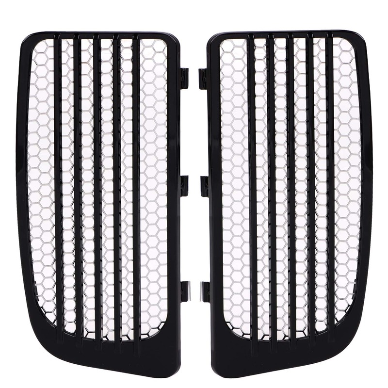 Pair Motorcycle Accessory: Radiator Grills & Screens For Harley Twin