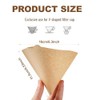 ASIRYVA 100 PCS Coffee Filter Papers Unbleached, Disposable Filter Papers,