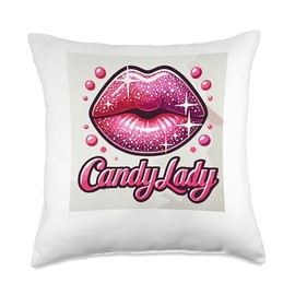 Giant Candy Land Game Crew Candy Land Costumes Adult Women Throw Pillow