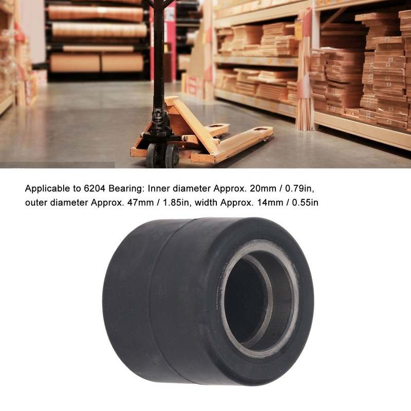 Truck Load Wheel 80 X 70mm Stainless Steel Rubber Scratch