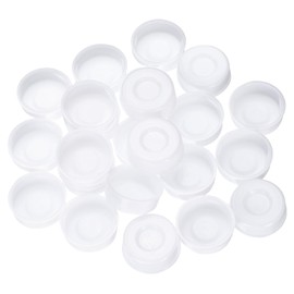 sourcing map 50 Pcs Mailing Tube End Caps 1.2" ID Round Cardboard Shipping Tube End Caps Protective Plastic Poster End Caps for Paper Mailing Tubes Shipping and Storage of Documents and Art