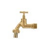 Outdoor Garden Tap Hose Union Bib Tap 3/4" polished Brass
