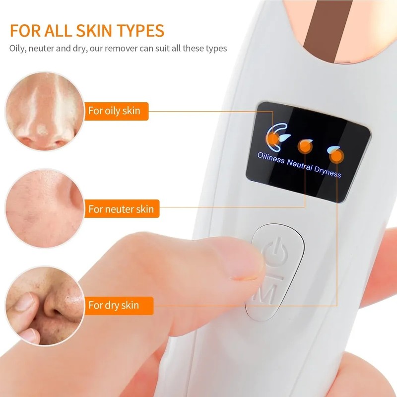 Limpiador De Poros Extractor De Puntos Negros Y Acné Facial