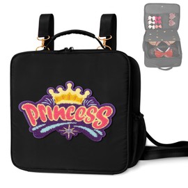 COSHAYSOO Princess Ears Bag Headband Tiara Holder Travel Backpack Trip Essentials Luggage, Fashion Easter Birthday Gifts for Sister Friend Teenager Girls Age 10 11 12 13 14 15 16 17 18 19 20 21-Black