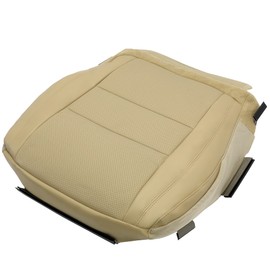 KUAFU Artificial Leather Driver Seat Bottom Cover Tan Compatible with 2011 2012 2013 2014 2015 2016 Jeep Grand Cherokee Limited