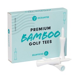 OCEANTEE PREMIUM BAMBOO T-795 Golf Tee, Boxed, Steped, 2.3 inches (59 mm)