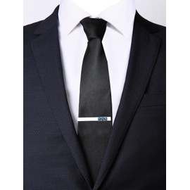 VVCome Men's Classic Luxury Zircon Crystal Tie Clip Silver Tone Light Brass Regular Necktie Tie Clip for Wedding Groomsmen Grooms Business Anniversary (BlueGreen Crystal)