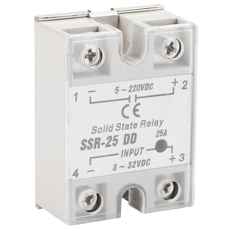 LOCADENCE SSR 25 DD 25A 5~220VDC Solid State Relay, no