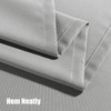 BONZER Wide Waterproof Outdoor Curtains for Patio Heavy Privacy Sunlight
