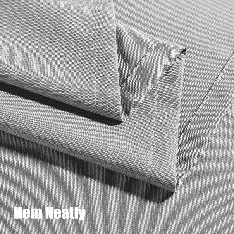 BONZER Wide Waterproof Outdoor Curtains for Patio Heavy Privacy Sunlight