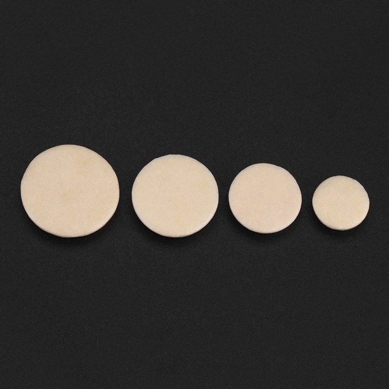 Clarinet Mouthpiece Patches Pads Cushion Beige Pack of 17