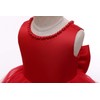Baby Girl Red Dress,Party Christmas Earster Wedding Flower Sleeveless Floor