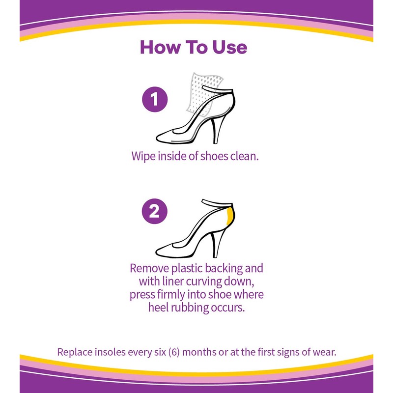 Dr. Scholl's Stylish Step Gel Heel Liners, 1 Pair -