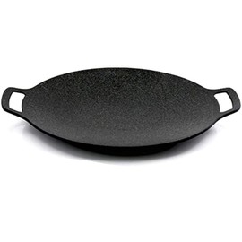 KW Korean BBQ Grill Pan Non-stick Marble Camping Round Griddle. (Made in Korea). 12”(30cm) Round Griddle)