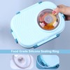 1pc Stackable Stainless Steel Bento Box for Kids and Adults